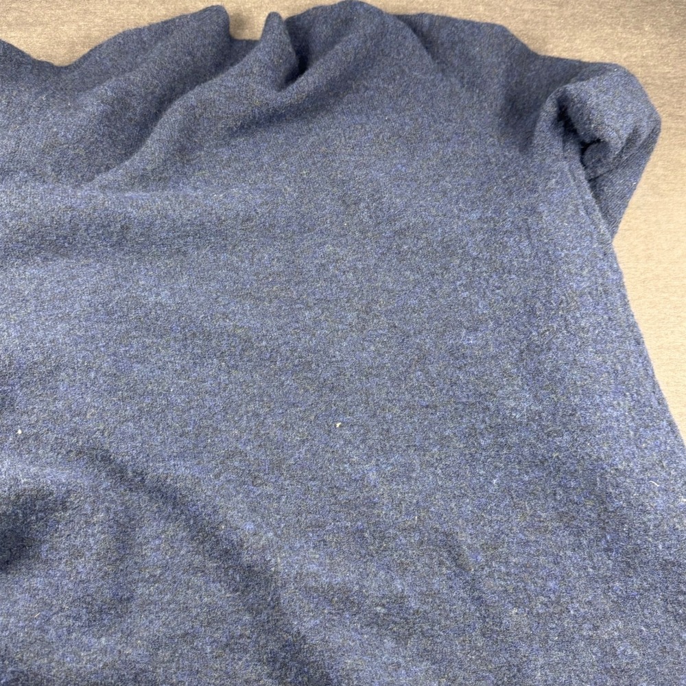 Banana Republic Blue V Neck Wool Blend Sweater Top Size L - Picture 10 of 11